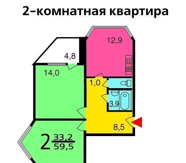 квартира г Одинцово Баковка ш Можайское 165 фото 15