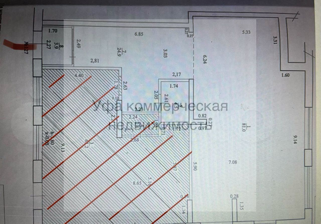 торговое помещение г Уфа р-н Ленинский ул Коммунистическая 15 фото 19