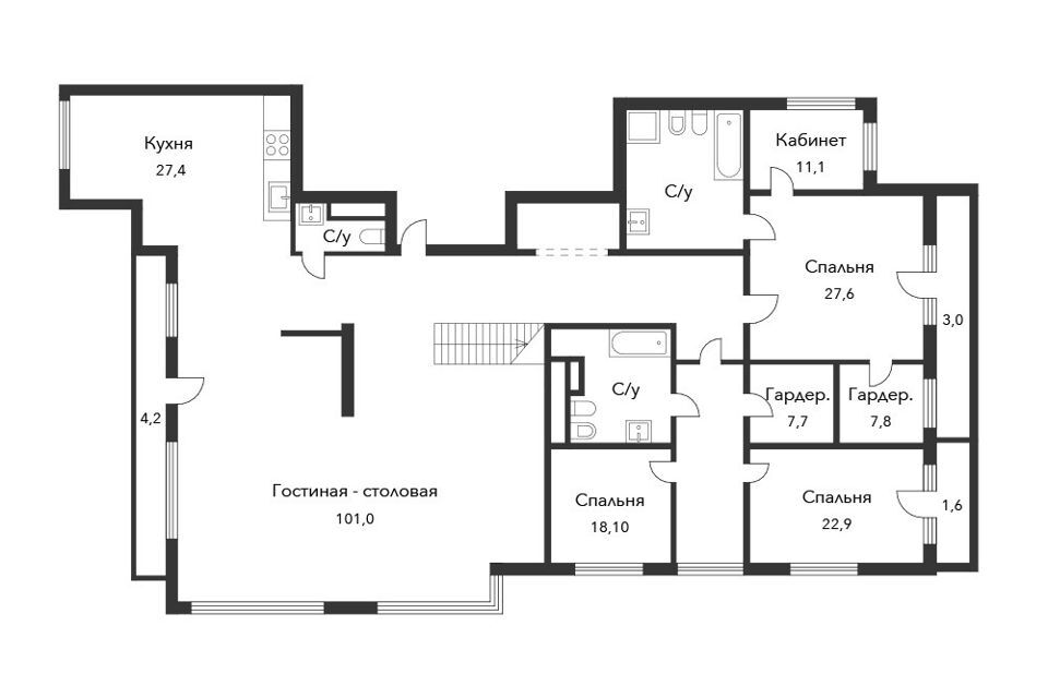 квартира г Москва пер Бутиковский 5 Центральный административный округ фото 2