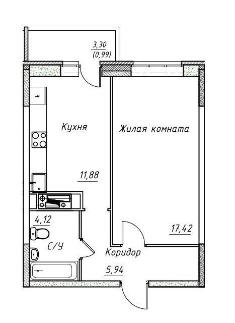 квартира г Дмитров ул Оборонная 32 Дмитровский городской округ фото 5