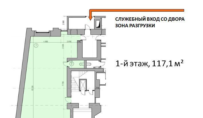 торговое помещение г Москва метро Менделеевская ул Новослободская 26с/1 муниципальный округ Тверской фото 11