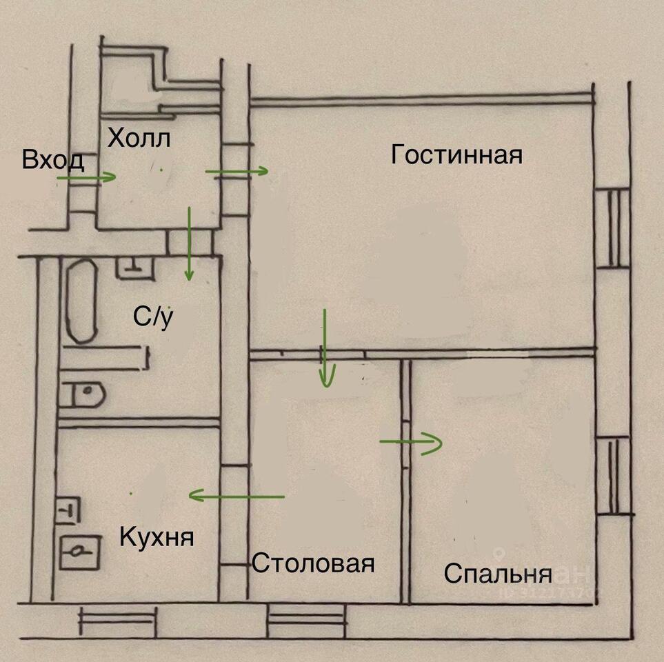 квартира г Москва пр-кт Ленинский 60/2 Московская область фото 14