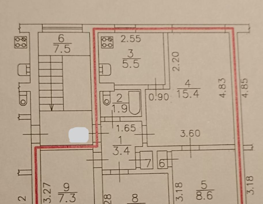 квартира г Санкт-Петербург метро Ленинский Проспект пр-кт Трамвайный 13к/2 фото 16