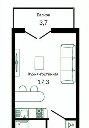 квартира г Сочи р-н Адлерский ЖК Флора с Илларионовка р-н Адлерский Сочи, Кудепста мкр фото 2