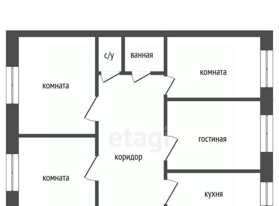 квартира г Сосновоборск ул Ленинского Комсомола 18 фото 15