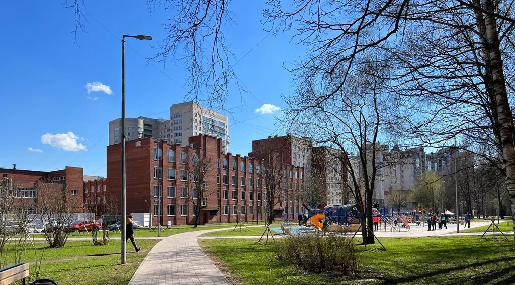 квартира г Санкт-Петербург метро Гражданский Проспект р-н Прометей ул Учительская 19к/3 фото 13