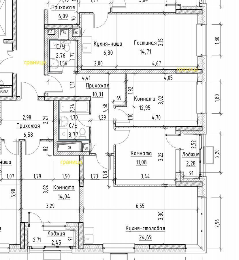 квартира г Москва метро Варшавская проезд Каширский 25к/2 муниципальный округ Москворечье-Сабурово фото 13