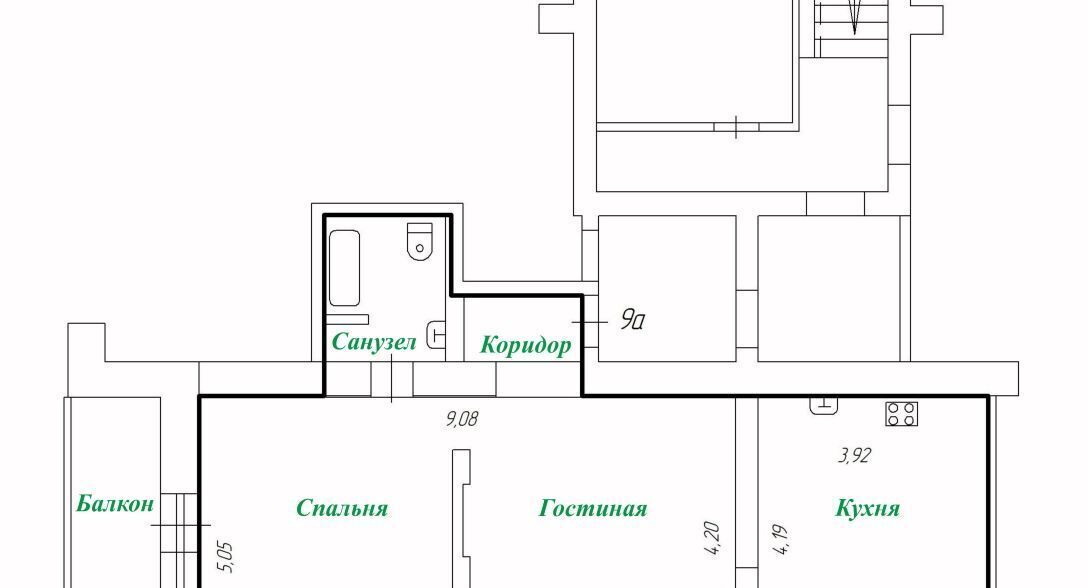 квартира г Челябинск р-н Советский ул Блюхера 9в фото 12