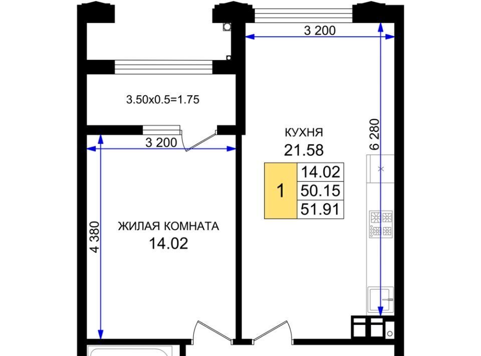 квартира г Новороссийск р-н Южный микрорайон 5-я Бригада фото 1