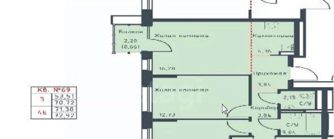 квартира городской округ Домодедово с Ям ЖК Прибрежный Парк 10/2 Лебедянская фото 2