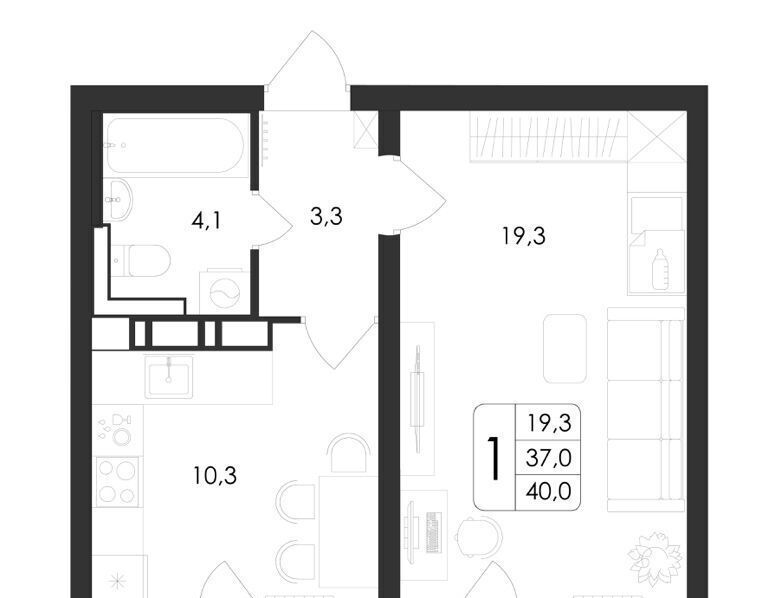 квартира г Воронеж р-н Центральный ул Шишкова 140б/22 фото 3