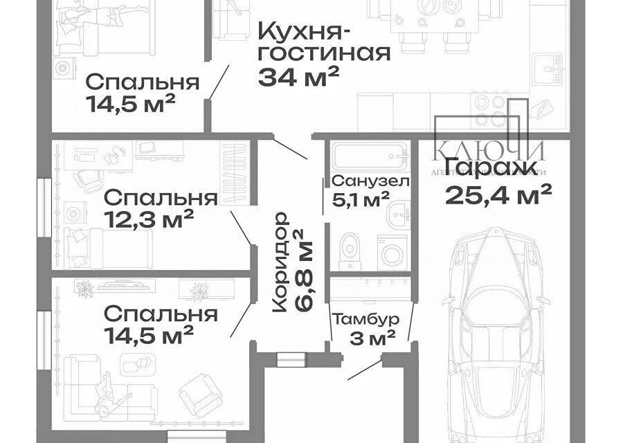 дом г Магнитогорск р-н Орджоникидзевский ул Бирюзовая 14 Магнитогорский городской округ фото 7