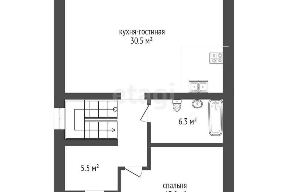 дом р-н Медведевский д Рябинка Радужная фото 7