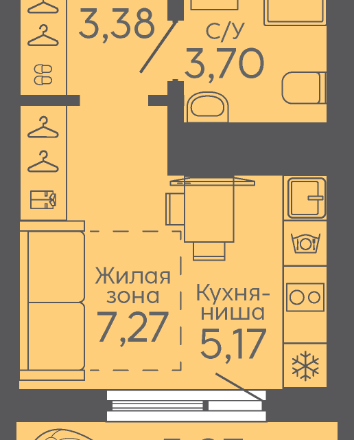 квартира г Екатеринбург р-н Октябрьский Екатеринбург городской округ, Новокольцовский, жилой комплекс фото 1