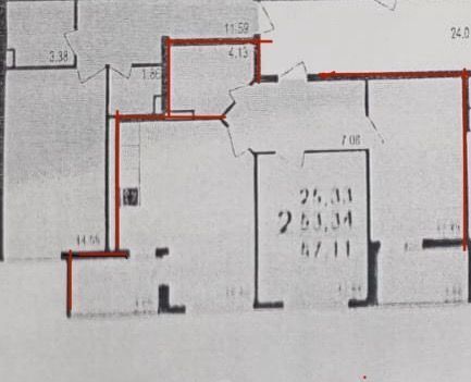 квартира г Краснодар р-н Прикубанский ул Беговая 56к/1 фото 1