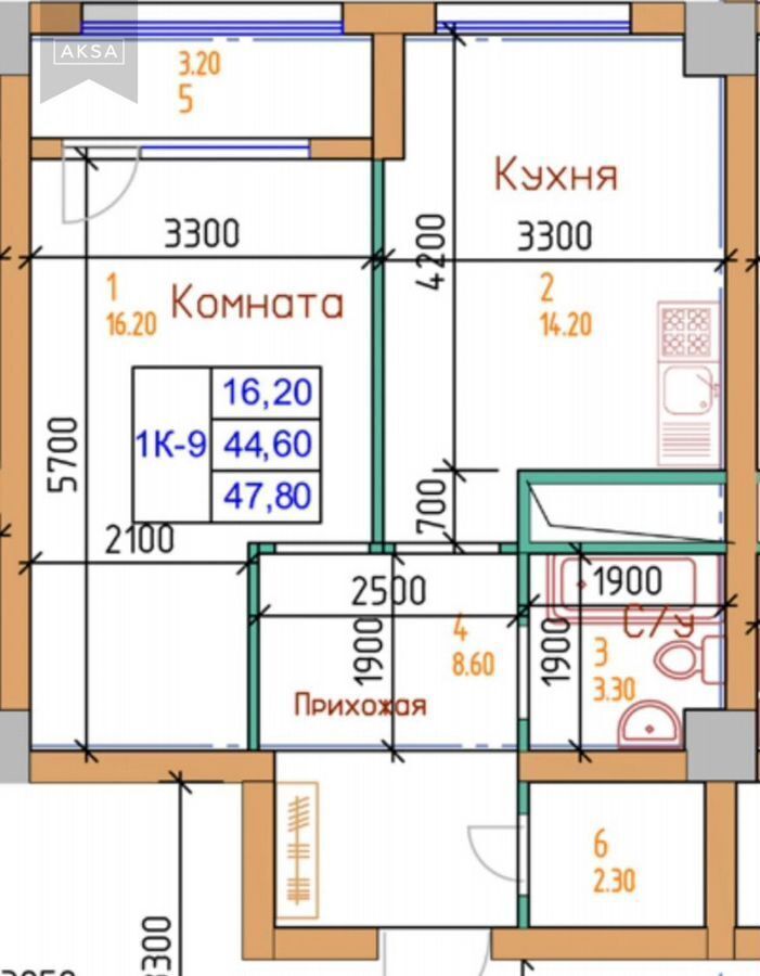 квартира г Грозный пр-кт им В.В.Путина 1/82 Ахматовский район фото 7