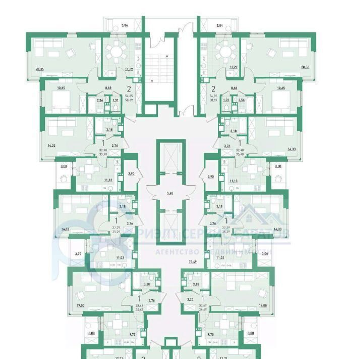 квартира г Саратов р-н Кировский Солнечный 2 пр-кт Героев Отечества 5а фото 2