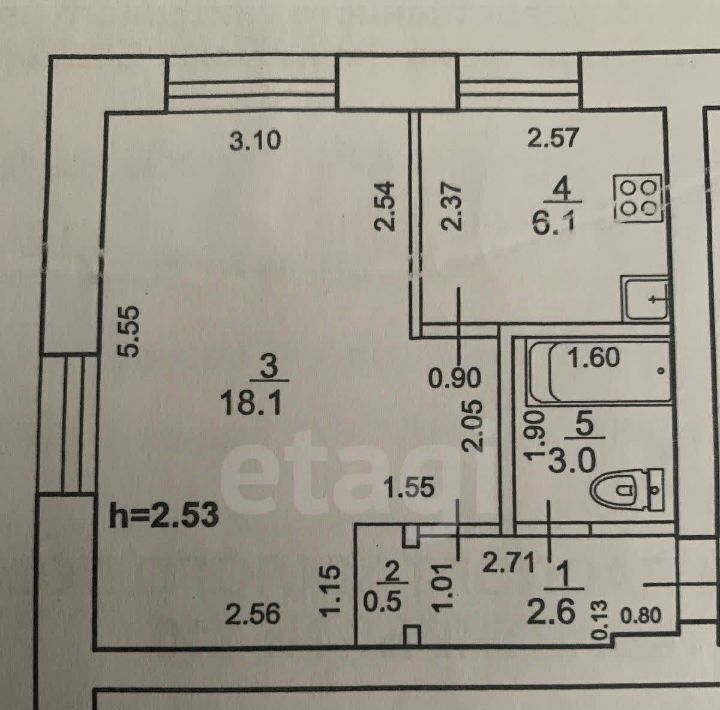 квартира г Стерлитамак ул Худайбердина 192 фото 12