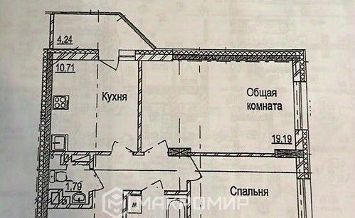 квартира г Новосибирск р-н Октябрьский Золотая Нива ул Гурьевская 177/1 фото 2