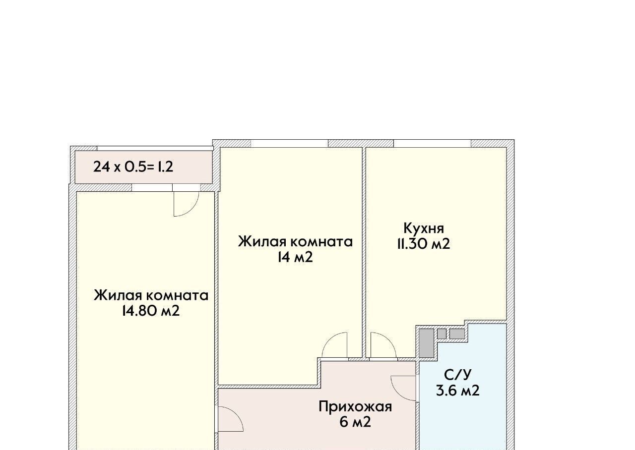 квартира г Краснодар р-н Карасунский Новознаменский ул Войсковая 4к/11 жилрайон фото 6