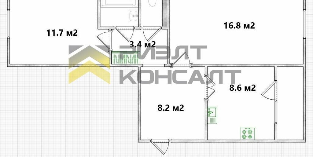 квартира г Омск ул Романенко 15б Октябрьский АО фото 18