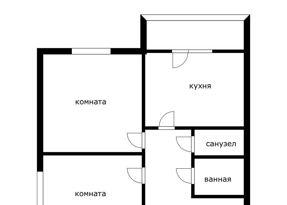 квартира г Краснодар р-н Прикубанский ул им. Байбакова Н.К. 4 микрорайон «Московский» фото 2