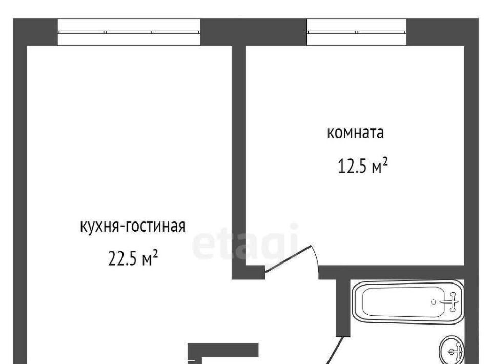 квартира г Тюмень р-н Ленинский ул 50 лет Октября 57в фото 3