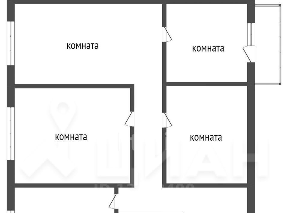 квартира г Воронеж р-н Коминтерновский ул 45 стрелковой дивизии 285 фото 2