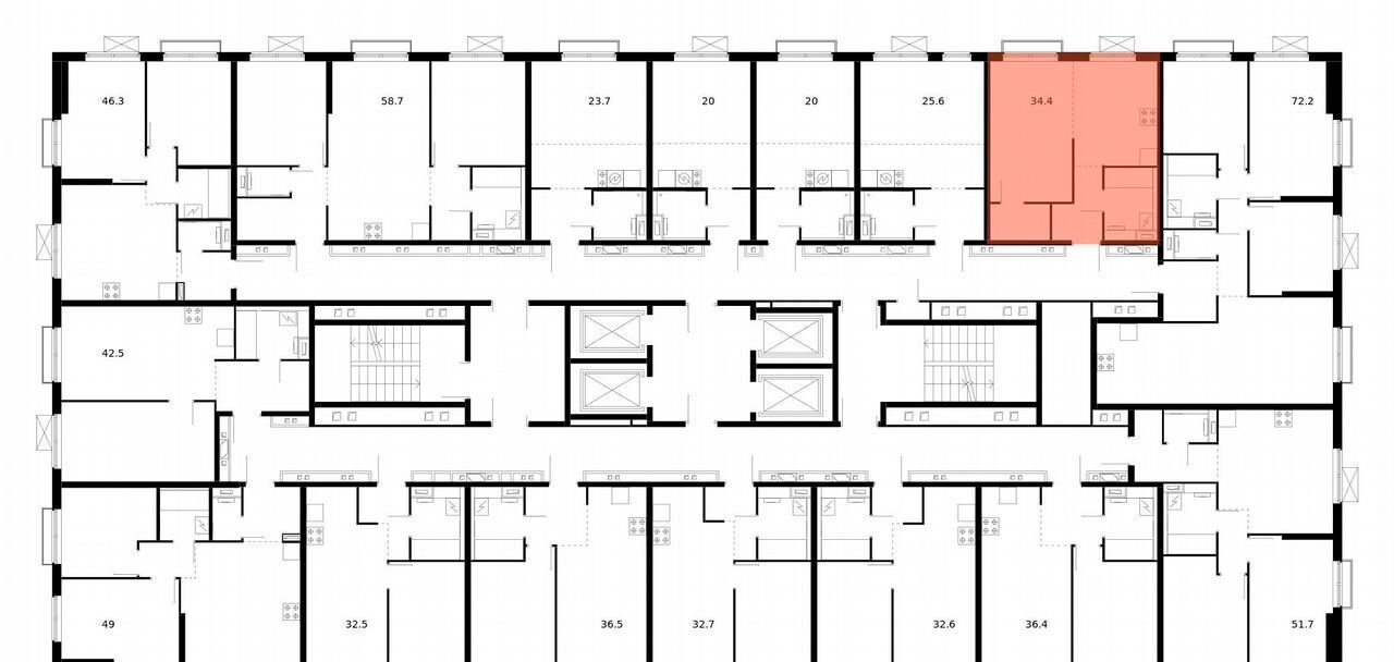 квартира г Москва метро Волгоградский проспект проезд Дубровский 78/14 ЖК Первый Дубровский муниципальный округ Южнопортовый фото 2