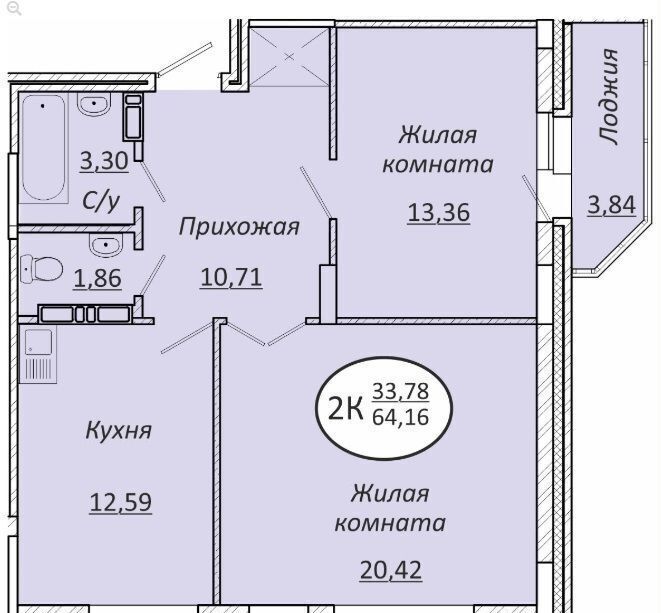 квартира г Новосибирск р-н Октябрьский Золотая Нива ул Пролетарская Жилой дом фото 1