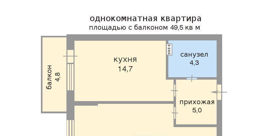 квартира г Санкт-Петербург п Парголово ул Тихоокеанская 18к/4 метро Проспект Просвещения фото 2