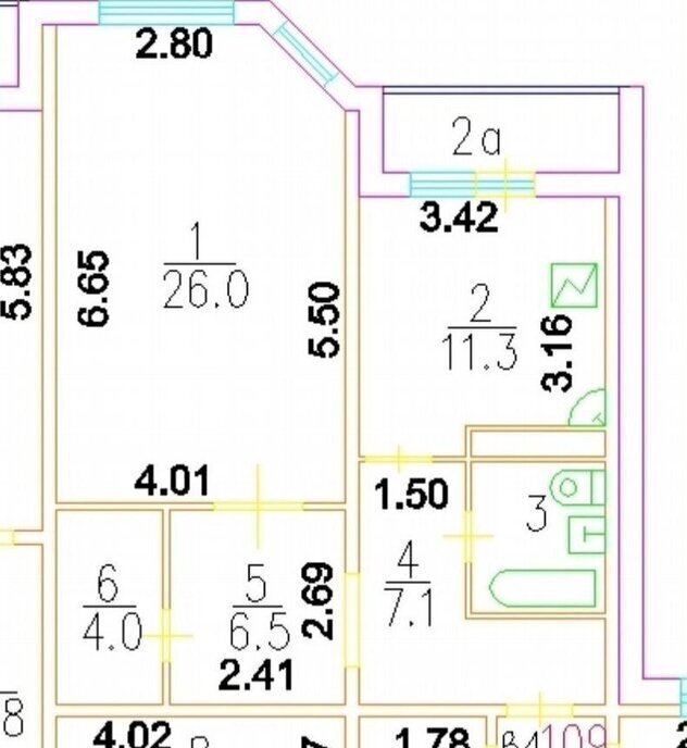 квартира г Москва Очаково ул Наташи Ковшовой 21с/1 фото 2