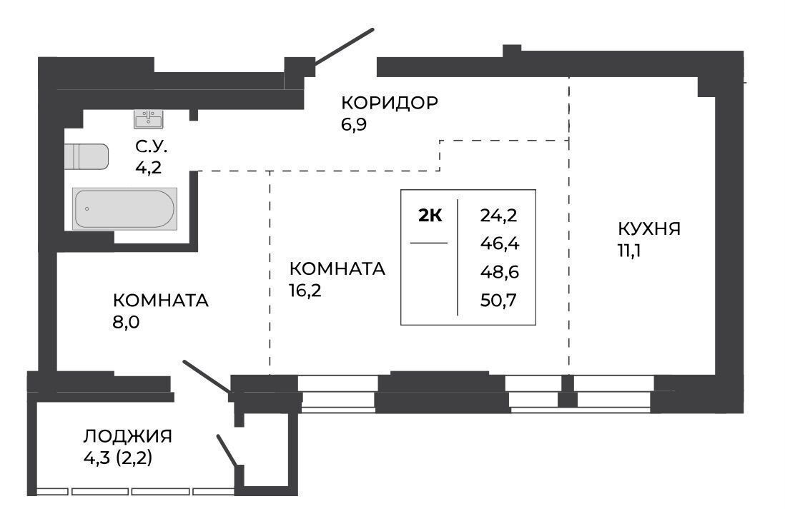 квартира г Барнаул р-н Индустриальный тракт Павловский з/у 251б фото 2