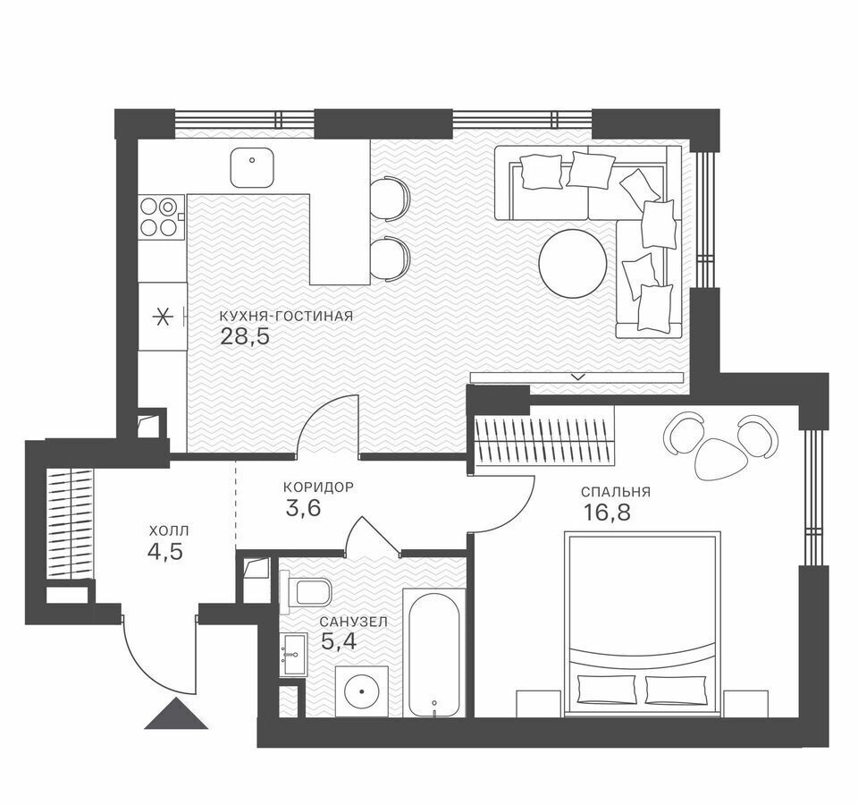 квартира г Москва метро Крылатское ул Крылатская 33 корп. 1 фото 1