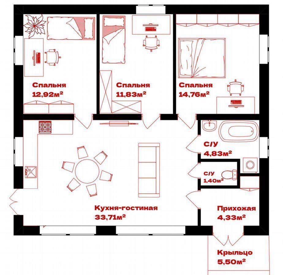 дом г Тула р-н Зареченский Тополиная ул., 20, д. Фёдоровка фото 3