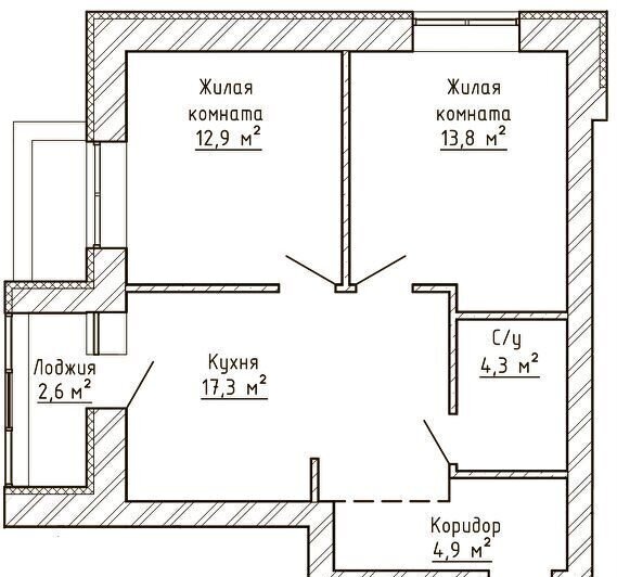 квартира г Тольятти р-н Автозаводский ул 40 лет Победы 29б фото 4