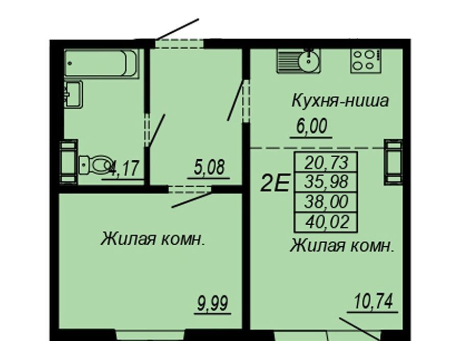 квартира г Хабаровск р-н Индустриальный Южный микрорайон ул Рокоссовского фото 1