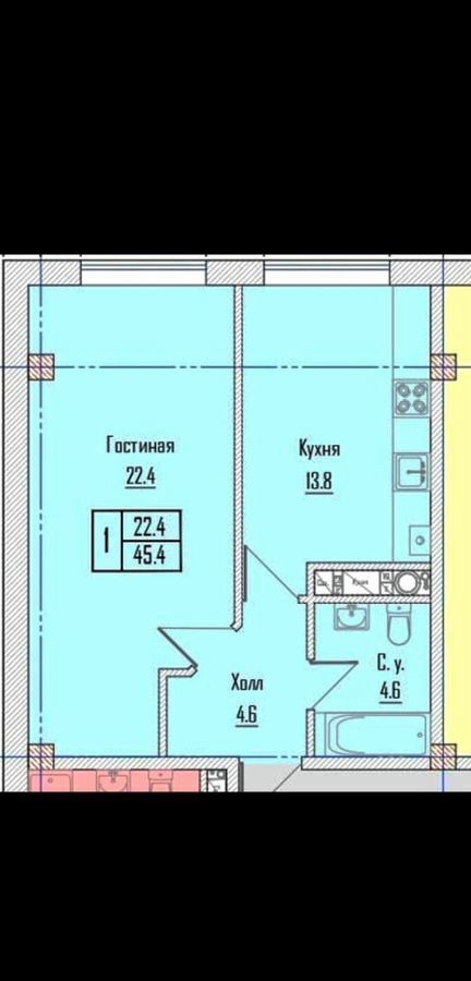 квартира г Нальчик Затишье ул Шарданова 52 фото 11