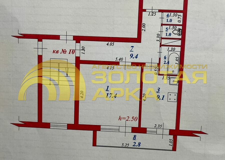 квартира р-н Красноармейский ст-ца Полтавская ул Красная 131 Полтавское сельское поселение фото 2