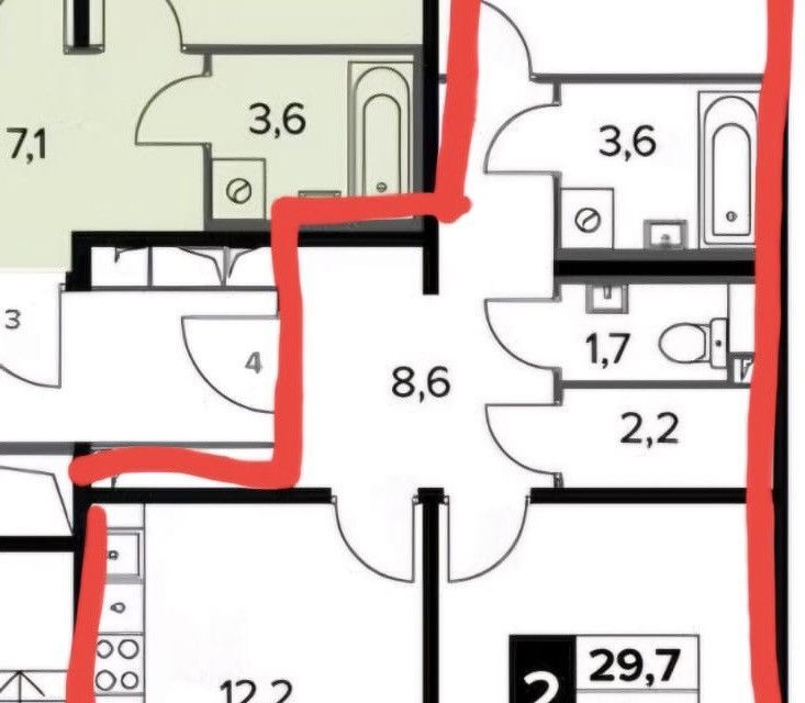 квартира г Москва ш Ленинградское 228/3 Северный административный округ фото 9