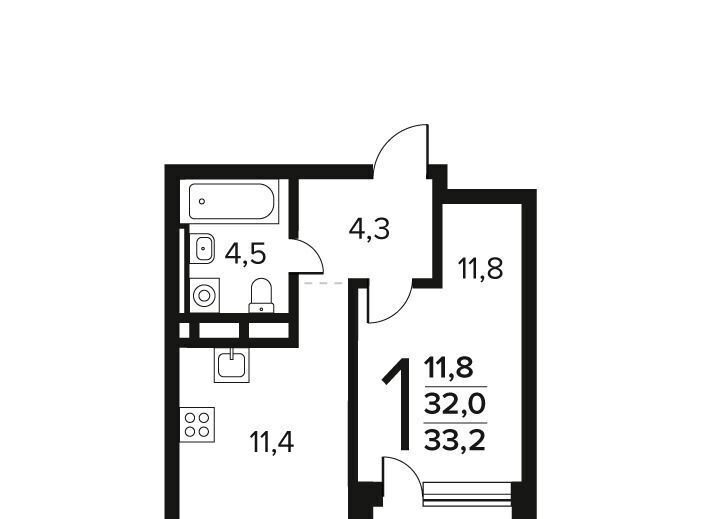 квартира г Москва Десна, № 61 кв-л фото 1