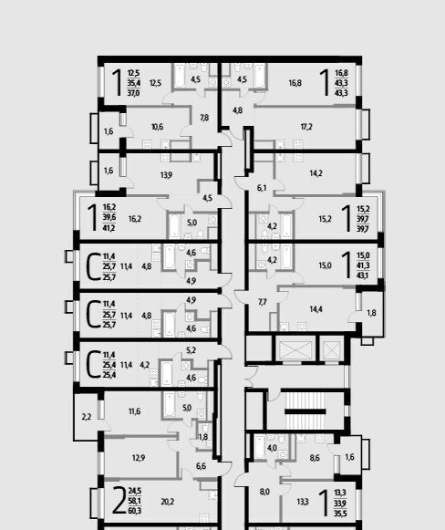 квартира г Москва п Десеновское ул 6-я Нововатутинская 15к/2 новые Ватутинки мкр. «Центральный» метро Ольховая фото 2