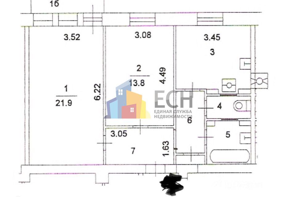 квартира г Москва ул Трофимова 23/1 Юго-Восточный административный округ фото 10