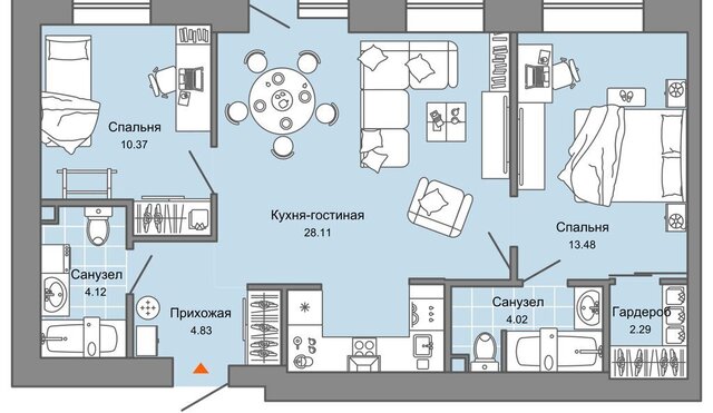 п Широкая Речка Академический ЖК «Лес» Площадь 1905 Года фото