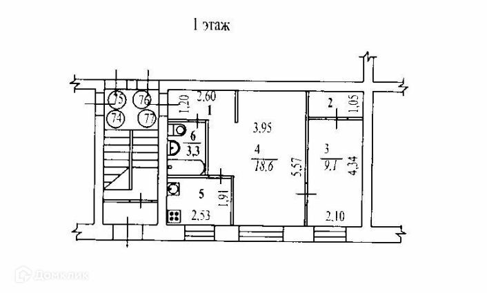 квартира г Иркутск ул Ямская 33 Иркутск городской округ фото 10