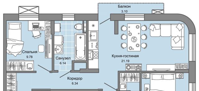 п Широкая Речка ЖК «Лес» фото