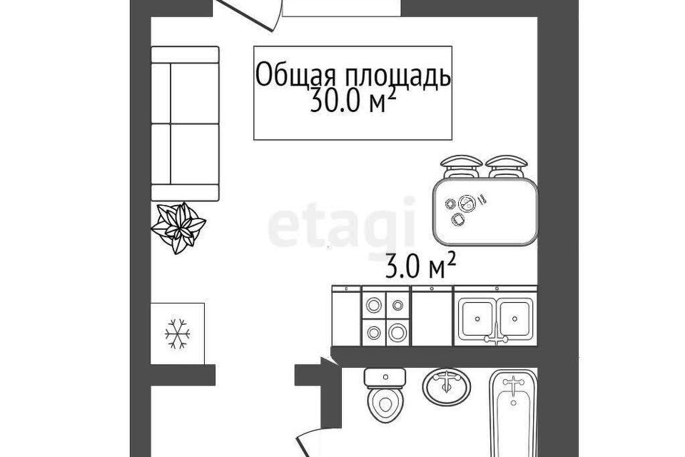 квартира г Новосибирск р-н Центральный ул Гоголя 40/1 Новосибирск городской округ фото 10