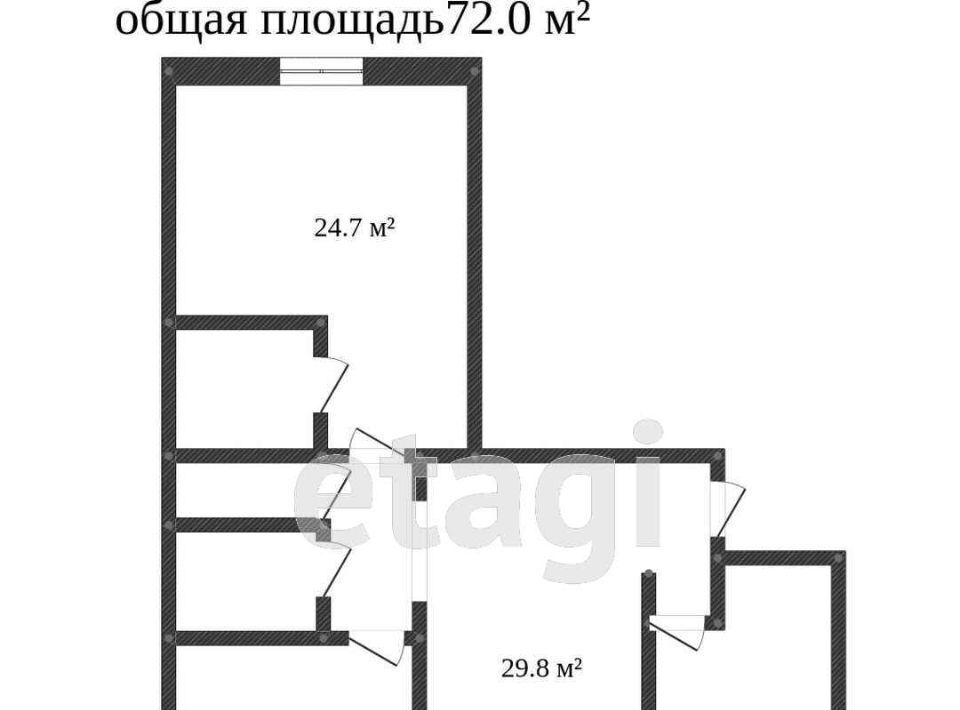 квартира р-н Сургутский п Солнечный ул Спортивная 10б сельское поселение Солнечный фото 2