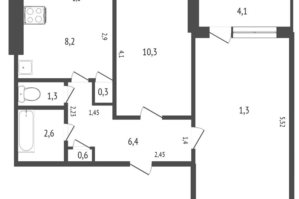 квартира р-н Ванинский рп Ванино ул Молодежная 11а фото 8