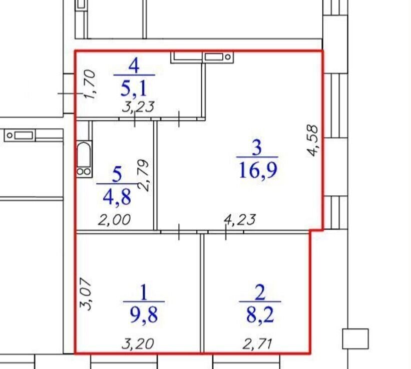 квартира г Москва метро Народное Ополчение б-р Генерала Карбышева 13к/1 фото 15